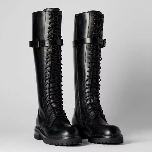 where to find long and thin laces for ann demeulemeester knee high boots? posted by Cultural-Date-7130