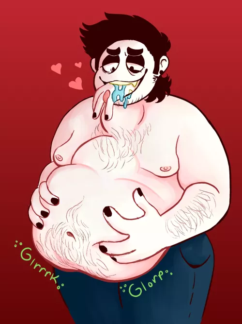 {Discussion} {Image} So I'm getting back into drawing vore and wanted to share : ) Crits welcome. by Miaouzers