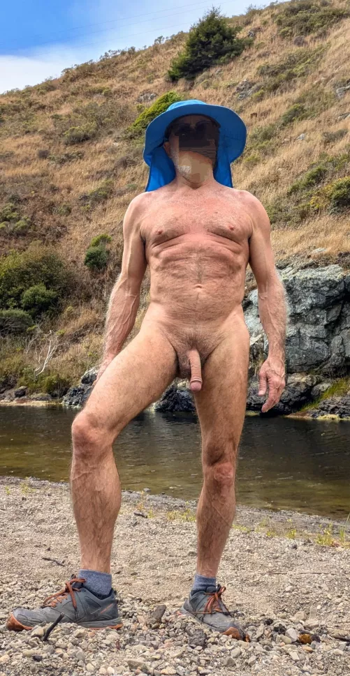 Found my own nude river beach. by CalBare