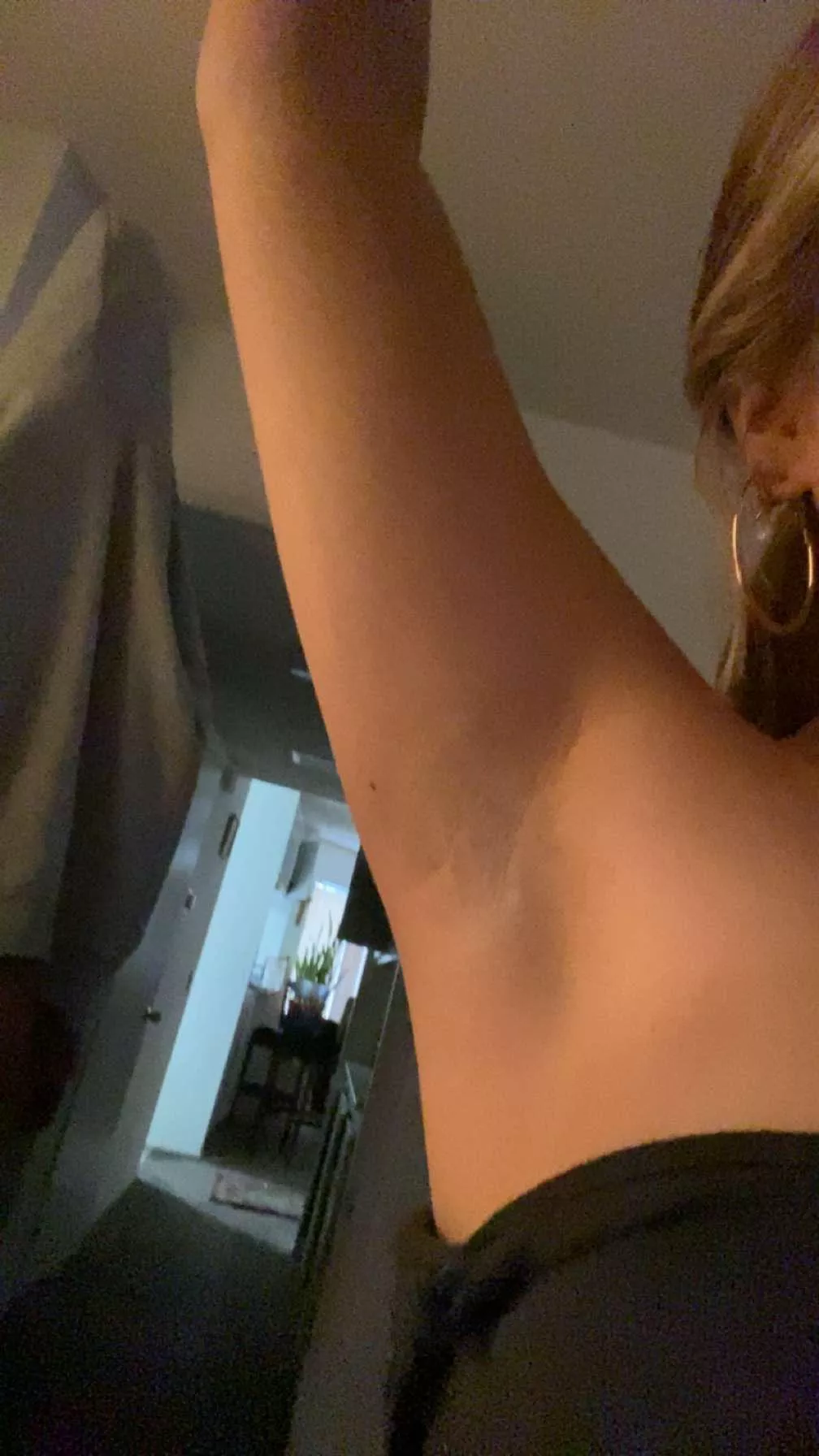 heard y’all like sweaty teen pits, that true? 😇  posted by Goddess_Sky222