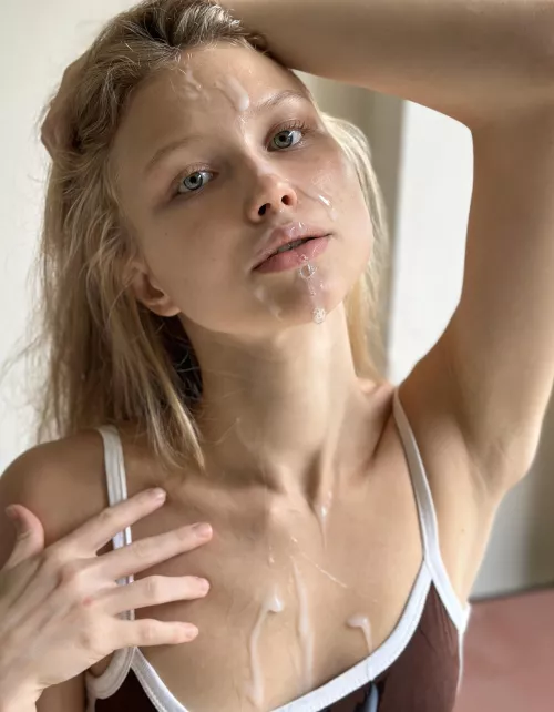 how much of your cream is on my face by Charming_Vera