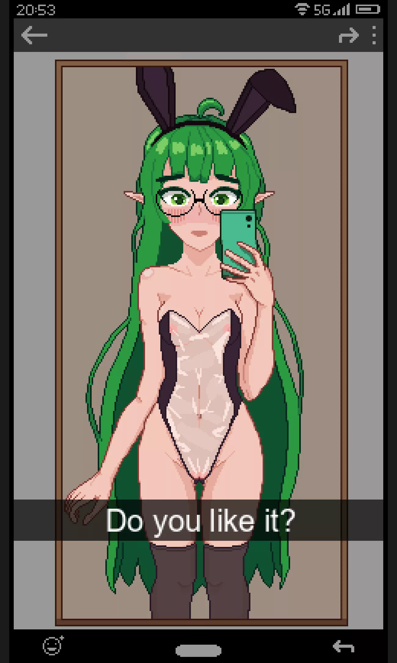 She got a new outfit from her friend! posted by Fluxfruit