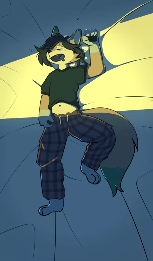 Sleep (Art by Me @Jax_Collie at twitter) by Frizzeldz