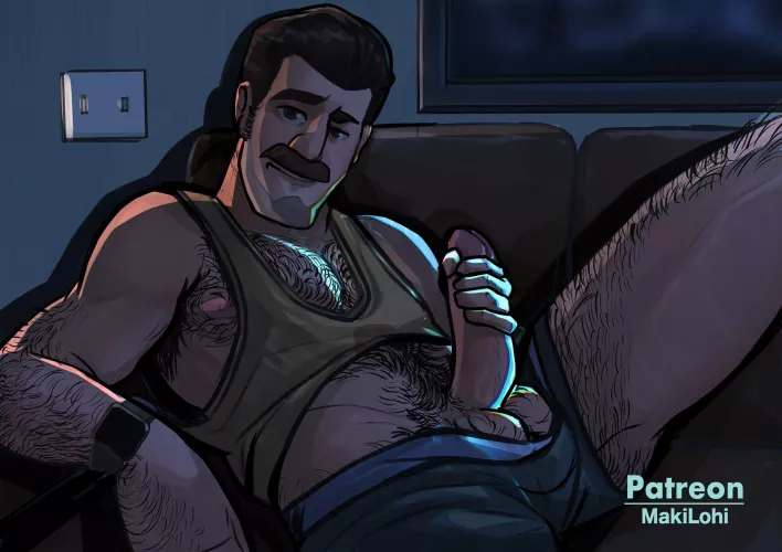 The dad from Inside Out ( Art by me) by MakiLohi