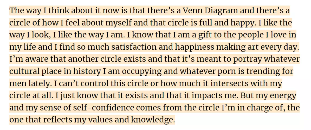 This paragraph captures how I want to feel so well by baskindusklight