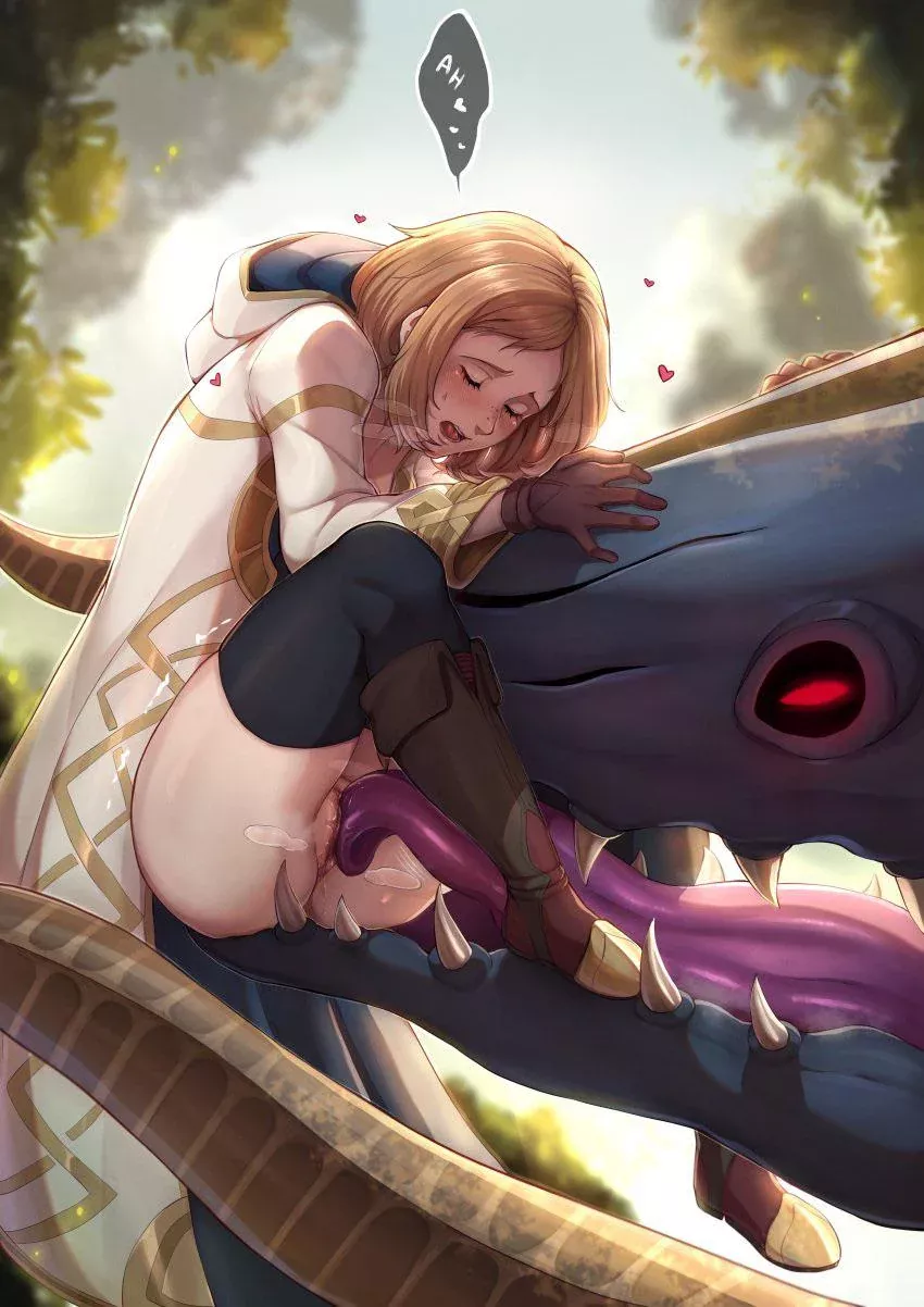 would you like a monster tongue service? (evomanaphy) posted by Violet_Xy