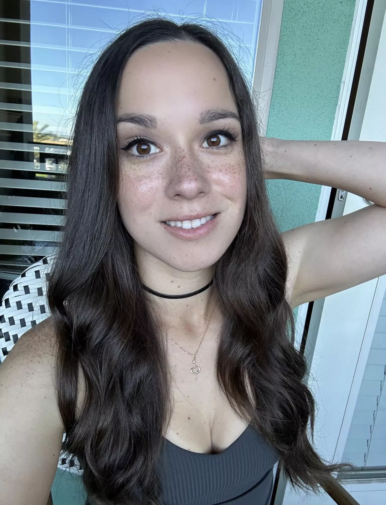 Basking in the sun.  posted by AlanaAraya