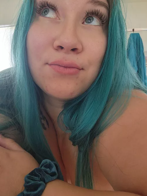 Dreaming about what color to do my hair next, or your cock... who knows 😈 by princessfrankielynn