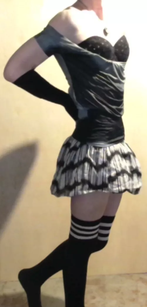 first time trying out a miniskirt 😏 by InterestingView9058