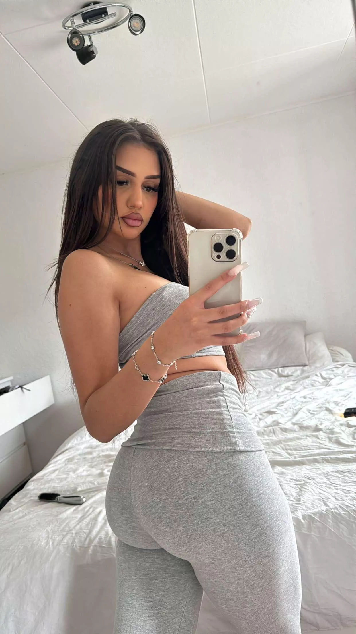 Forgot to wear panties today would you eat or fuck me first? posted by sexymaterialgirl