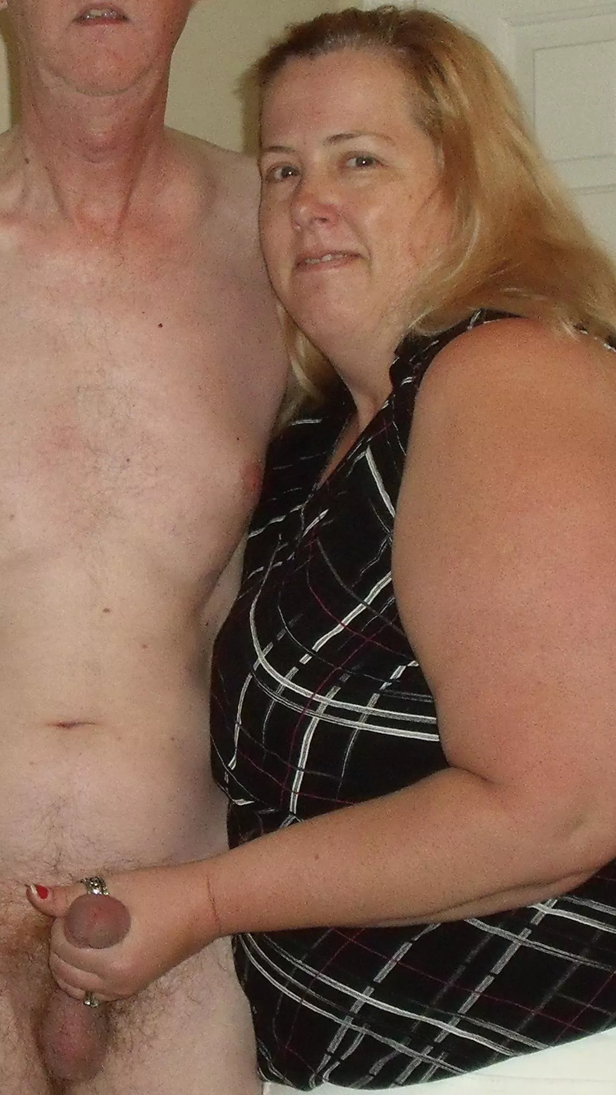 Her friend taking the picture said hold his dick! posted by Gtoboy20042