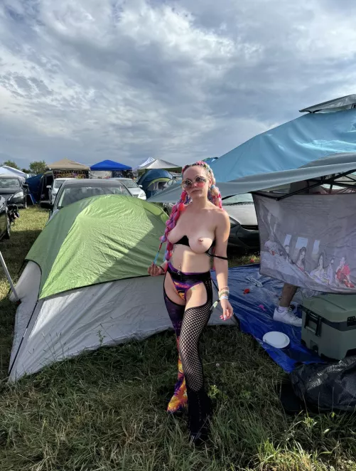 my neighbors POV after i left his tent  by megs__dead