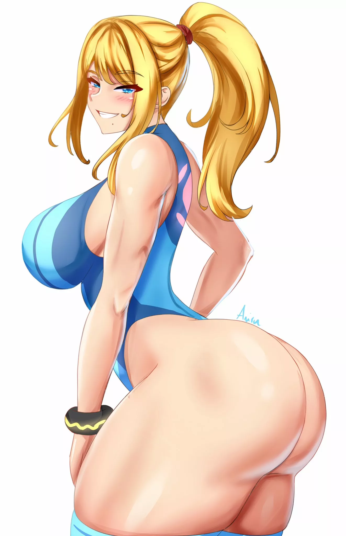 Samus got thicker (anisdrawn) posted by Terran117