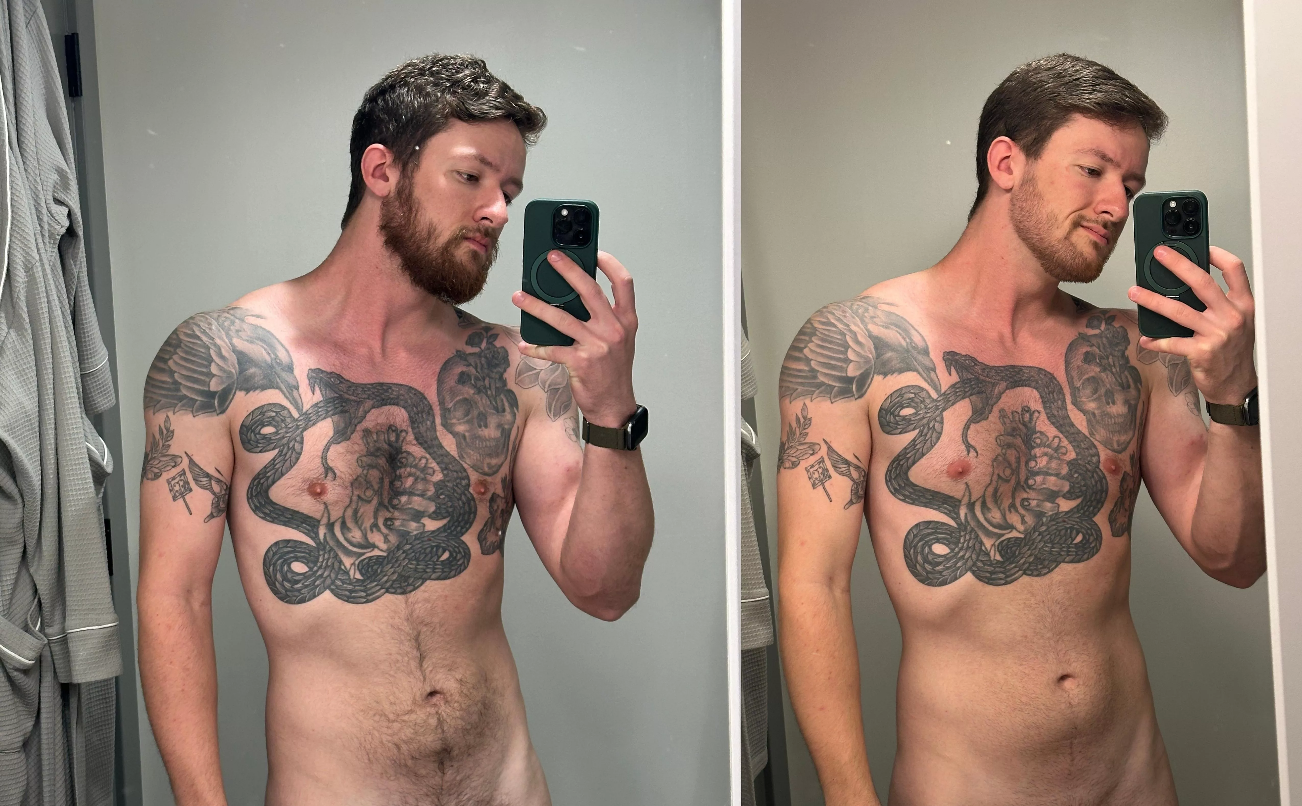 Shaved my chest/stomach for the first time ever! Loving the look - my tattoos are much clearer :) posted by Otherwise_Time3371