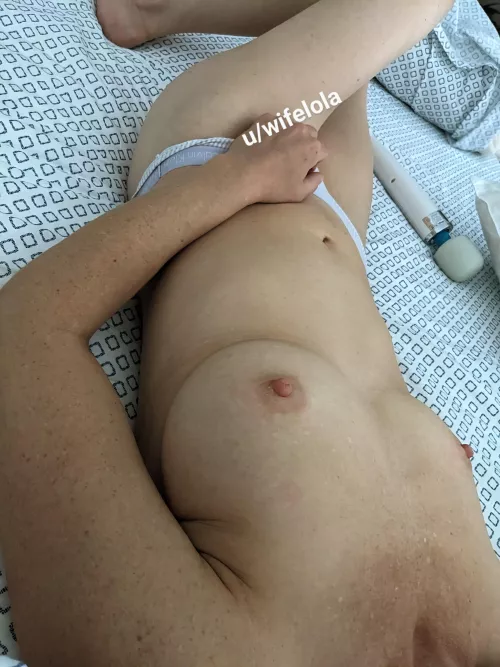 She wants to know if you'd like to cum all over her tits? by wifelola