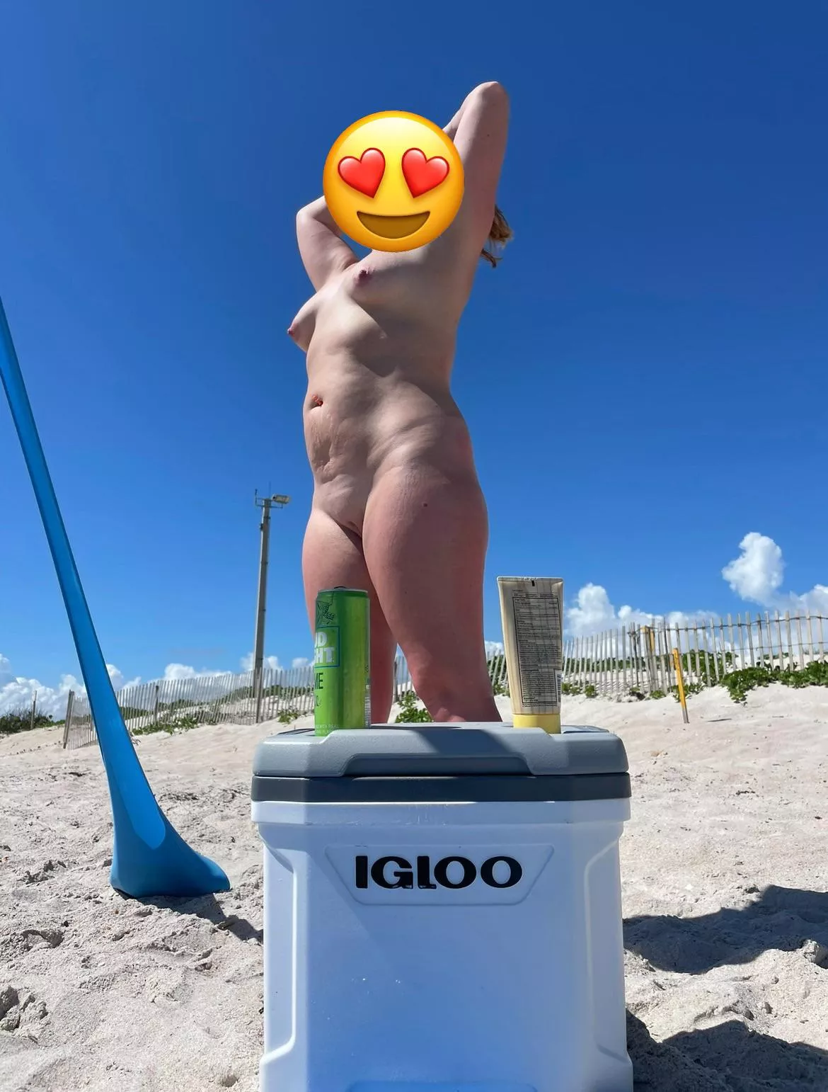 She was looking good on the beach.  posted by budsop12