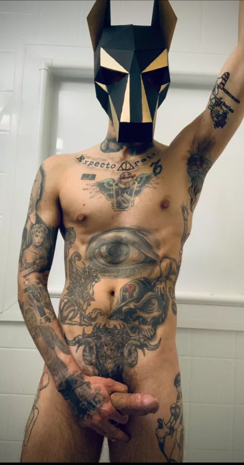 Throwback to my first pup hood, that I made during the COVID lockdown, plus my 🦴 too by Taako_Tuuesday