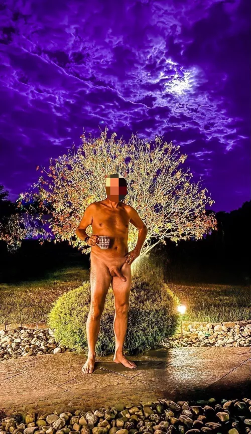 (53) Join me for cock & coffee Friday funday… naked outdoors 🥵☕️🔥 by blackoutram23