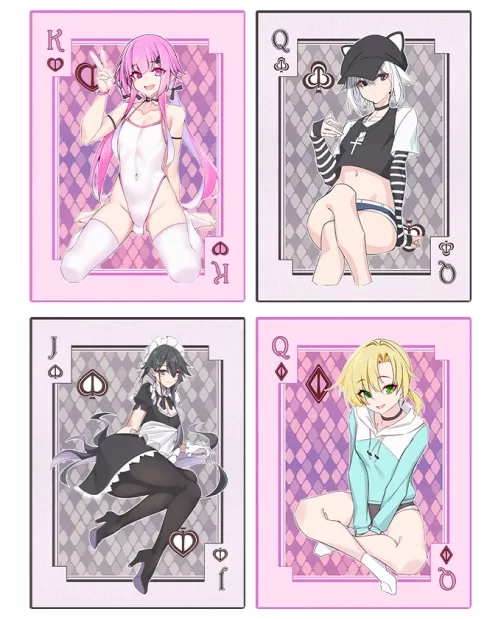 Best 'girls' in playing cards - Girls! Girls! Girls!? Official Playing Cards by msa208