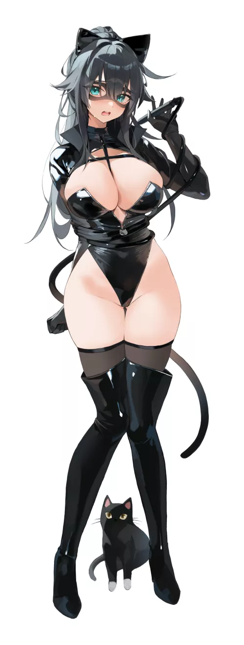 Black Cat [Artist's Original] by CheetahSperm18