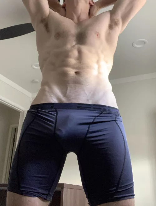 Compression shorts ok here? by johnfuckme69