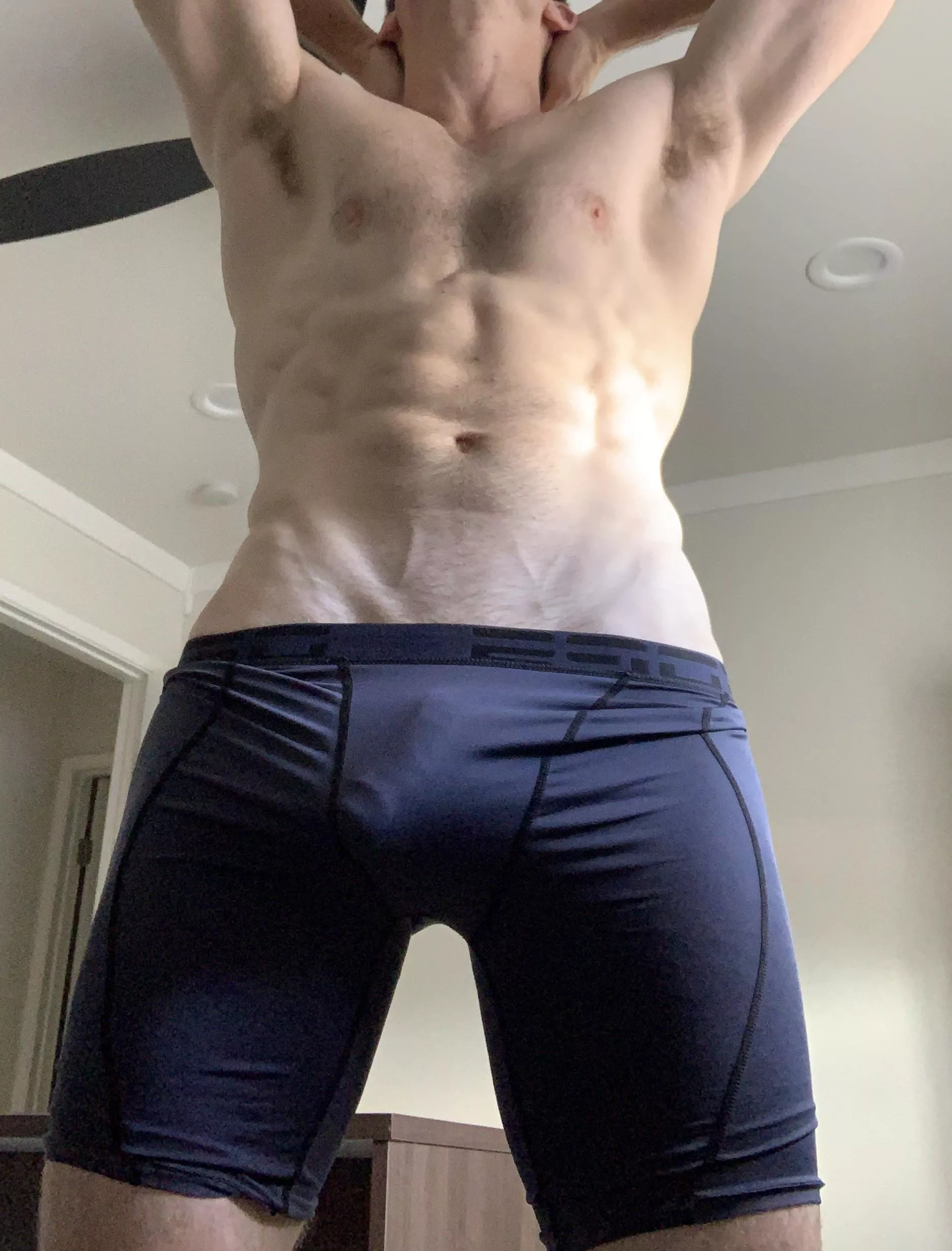 Compression shorts ok here? posted by johnfuckme69