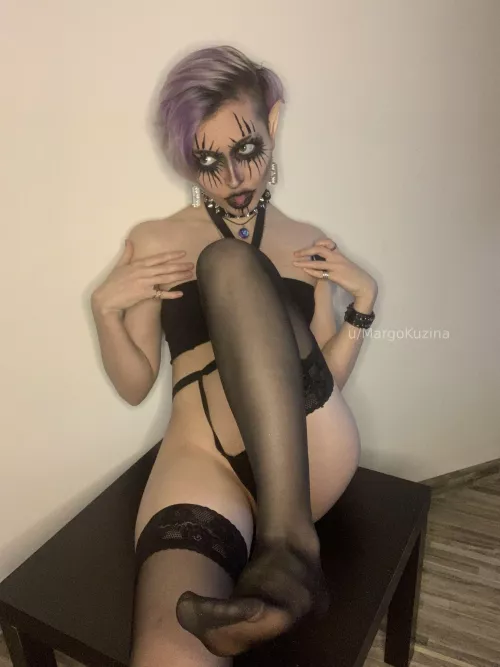 dark goddess elf by MargoKuzina