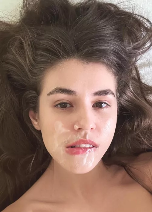 Do I look even more kissable with your load on my face by Crazy_Summer_