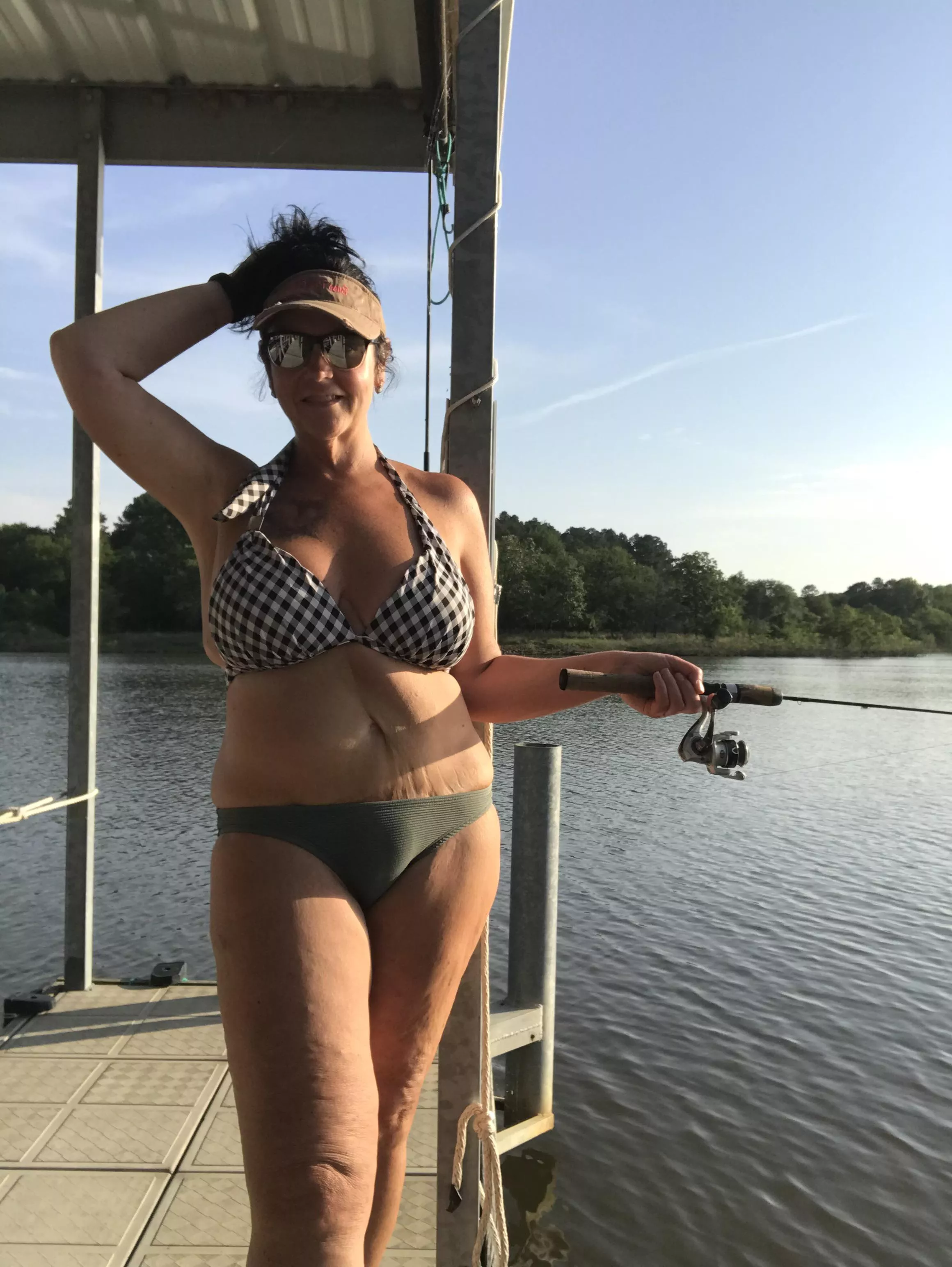 Doing some Fishing in my front yard!  posted by Okeufaulacpl