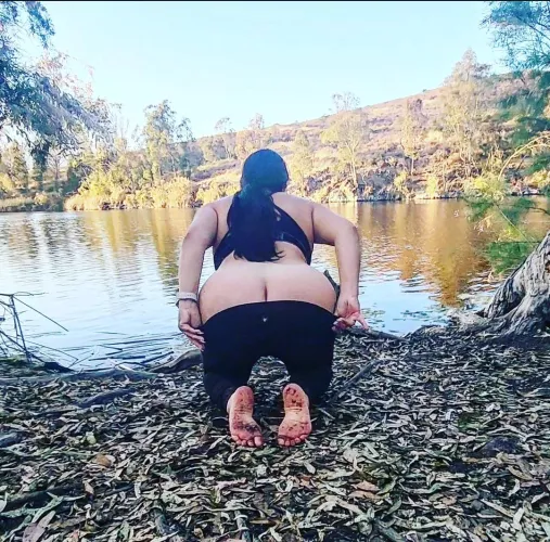 I add beautiful views on our hikes. Would you want to be here? by Faceless_Fantasy9