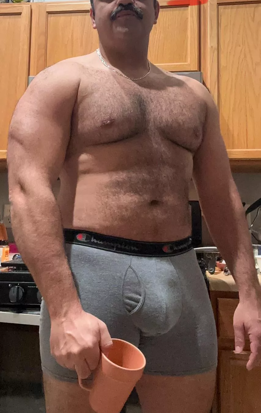 Morning coffee and bulge posted by forbiddensipNC