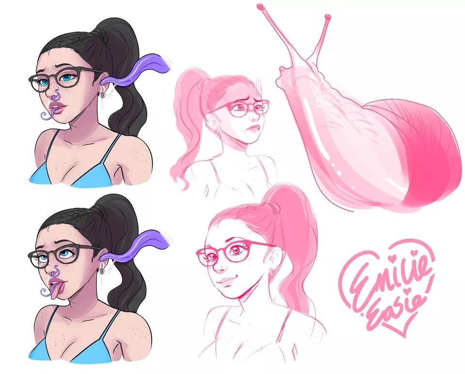 She doesn't like slimy things at all! Unless they penetrate her brain and mess with it...! (EmilieEasie) posted by EmilieEasie