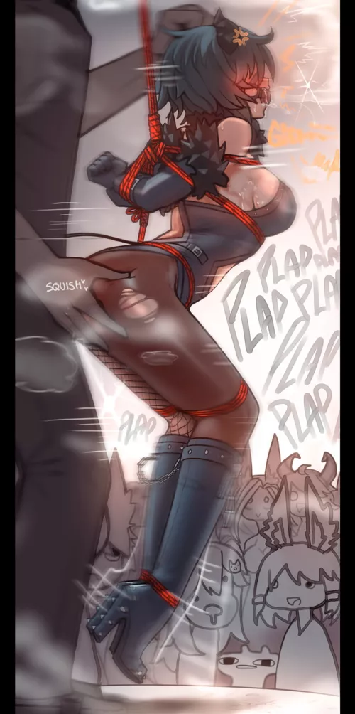 T-There is so many people h-here~ I didnt know I had so many fans~ 😖 by lil_foxycat