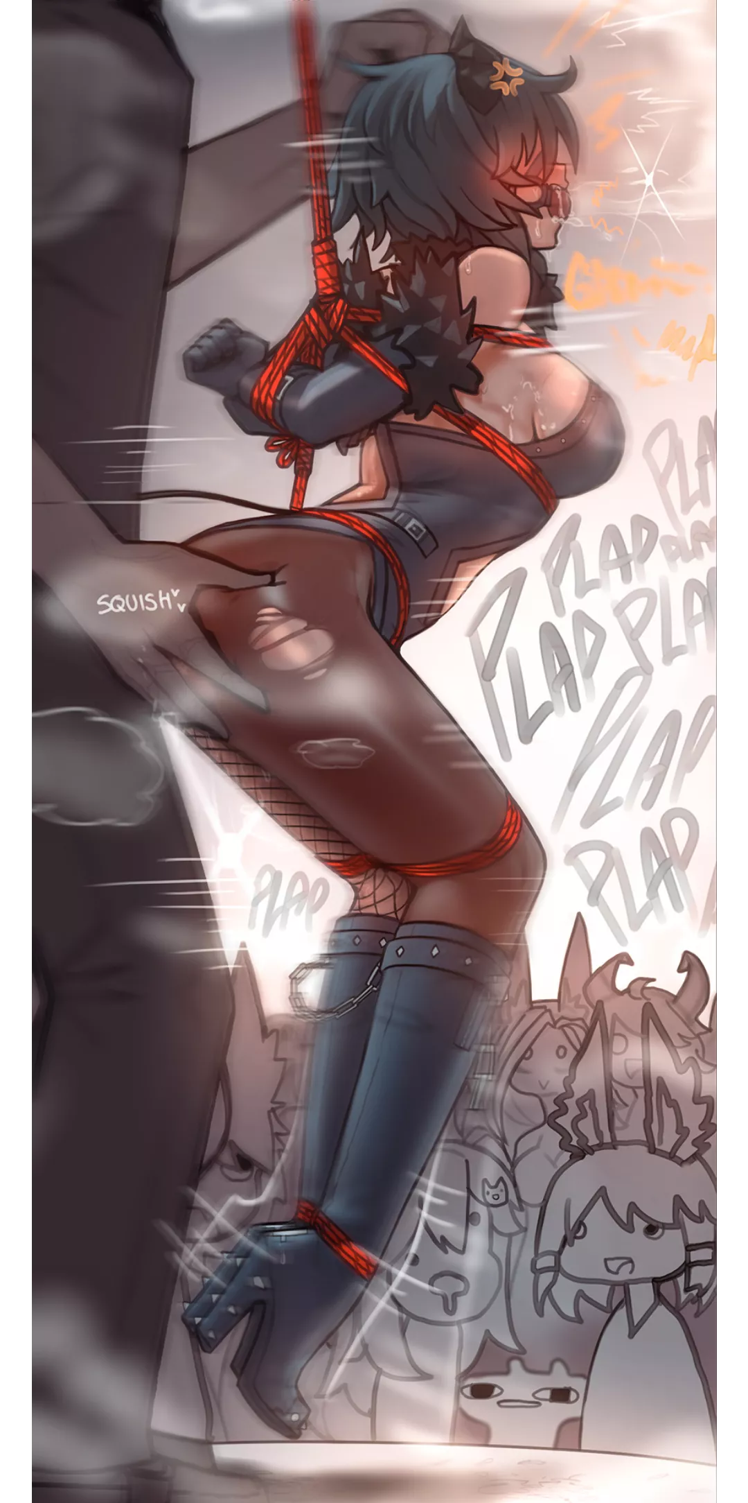 T-There is so many people h-here~ I didnt know I had so many fans~ 😖 posted by lil_foxycat