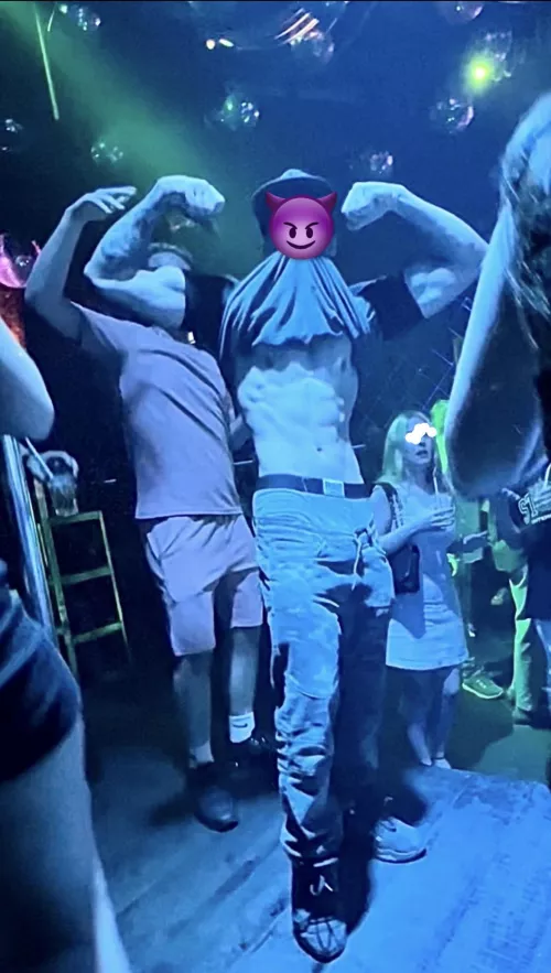 Wearing my pants loww so I can expose my undies at the club 😍😍 by TheeGuyDerek