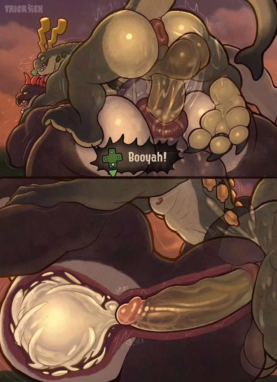 Boss Salmonids (TrickasaurusRex on Twitter) posted by White_Anonn