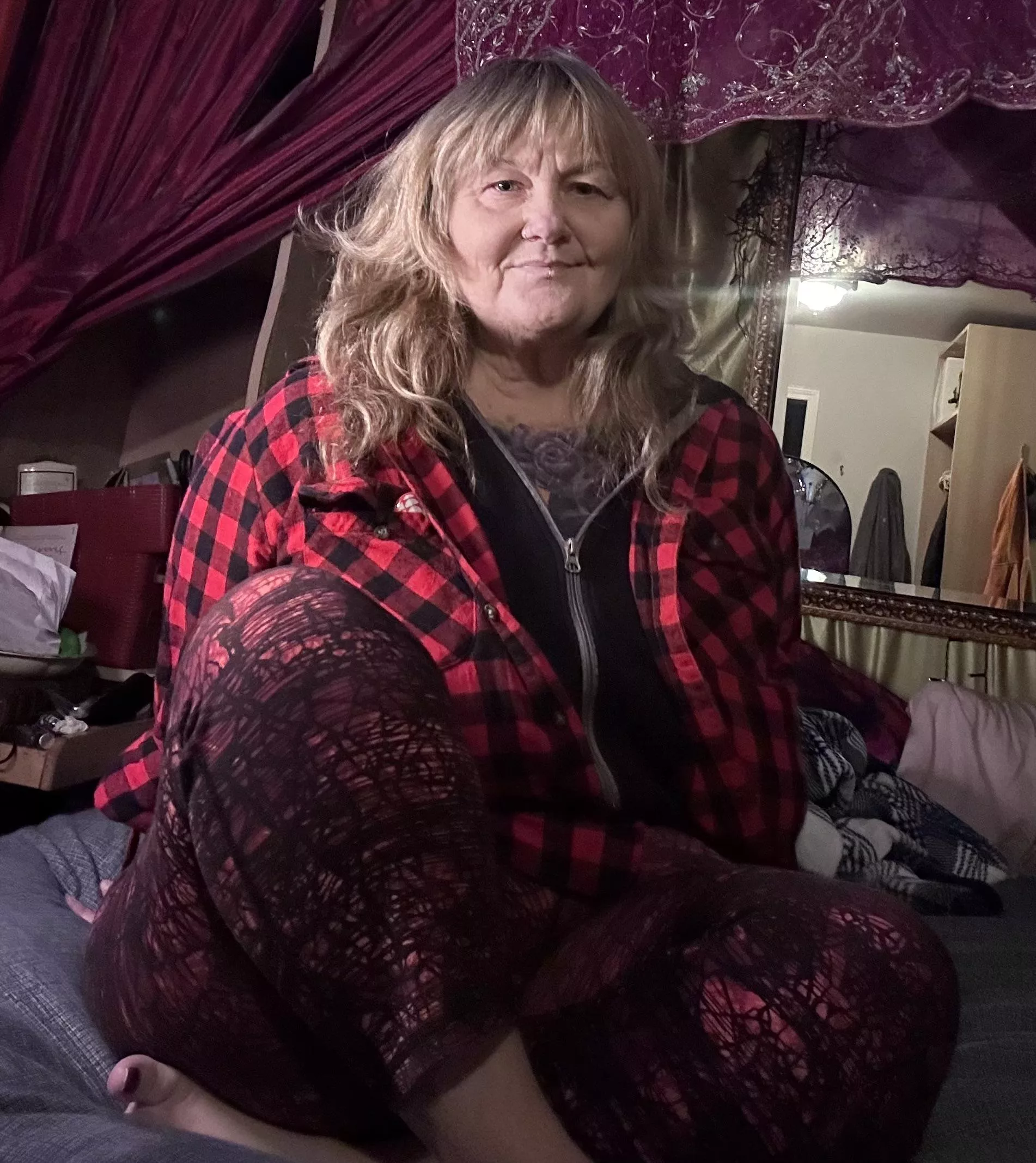 Flannel and Tights posted by Clairedelune2012