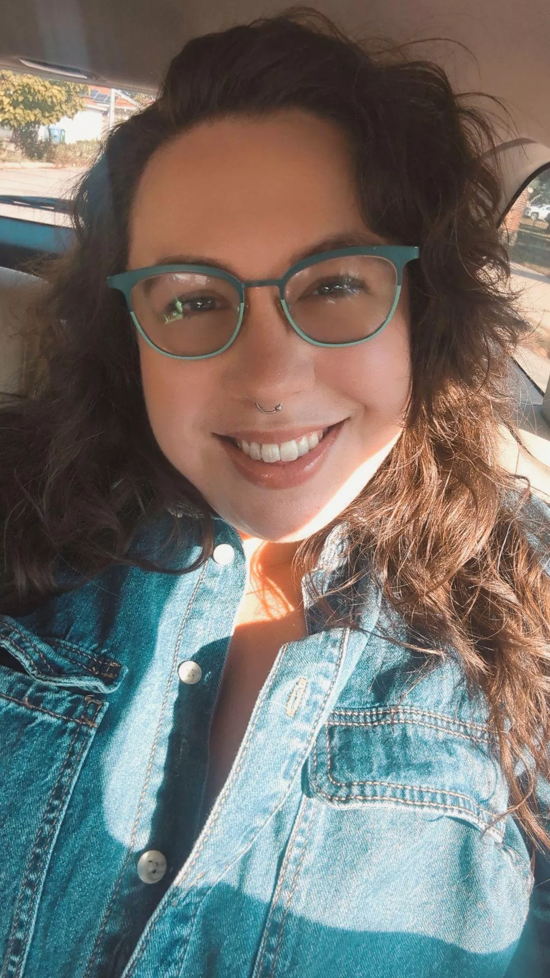 Gotta love a button up dress for this in-between weather! posted by autumn_winters_of