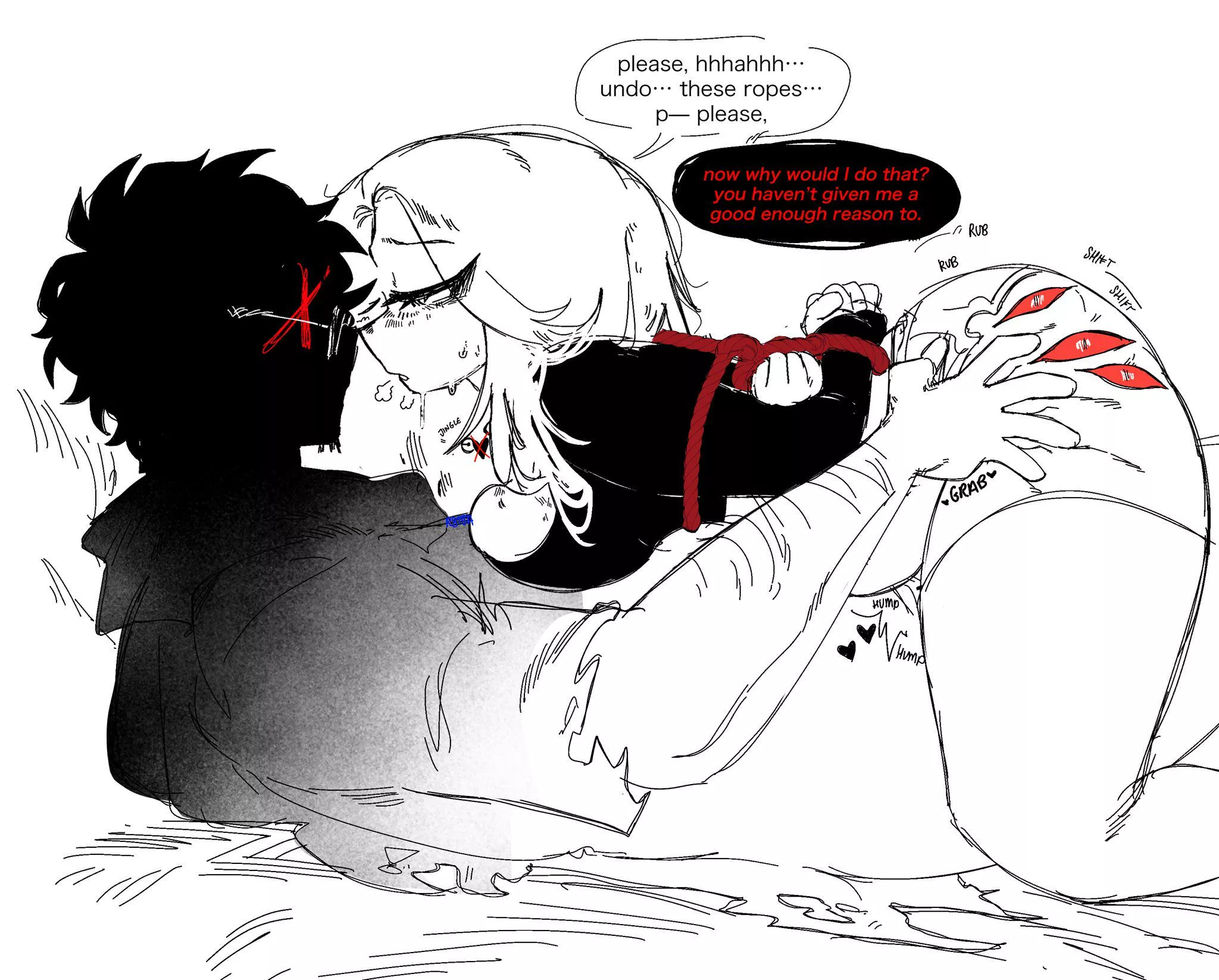 Im enjoying t-this way too mu-much... his cock feels sooooo gooooood~ aah~ >~< posted by lil_foxycat