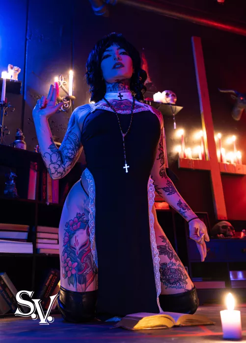 Satanic Nun by Fox/Self by SexySultryRei72