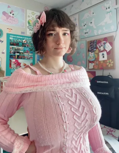 She knows it’s a struggle to hide them.  by TheGunnerForever