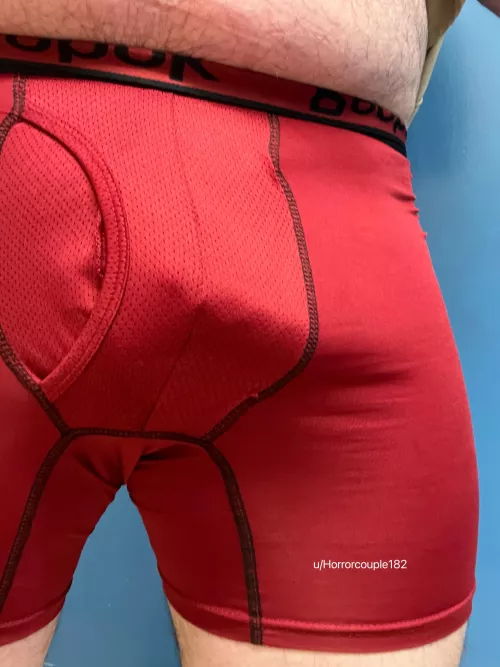 Show Hubby some love. Buying him the new underwear is the best thing I think I’ve done in a while. 🫠What do you ladies think? Would you peel them off? by Horrorcouple182