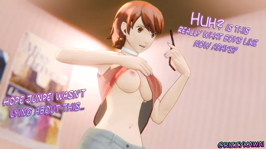 Yukari taking a selfie (@Rizzykawai)  by Unfair_Throwaway