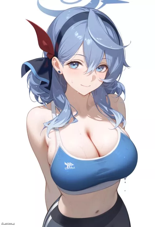 Ako Amau [Blue Archive] by CheetahSperm18