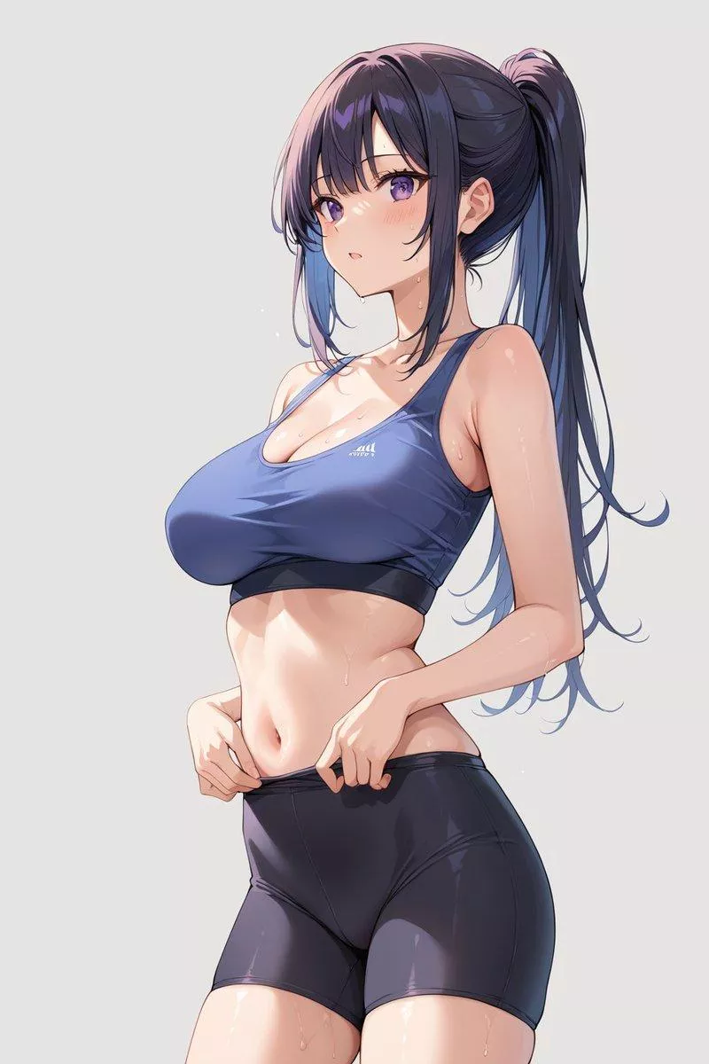 Blue Sports Bra  posted by CheetahSperm18