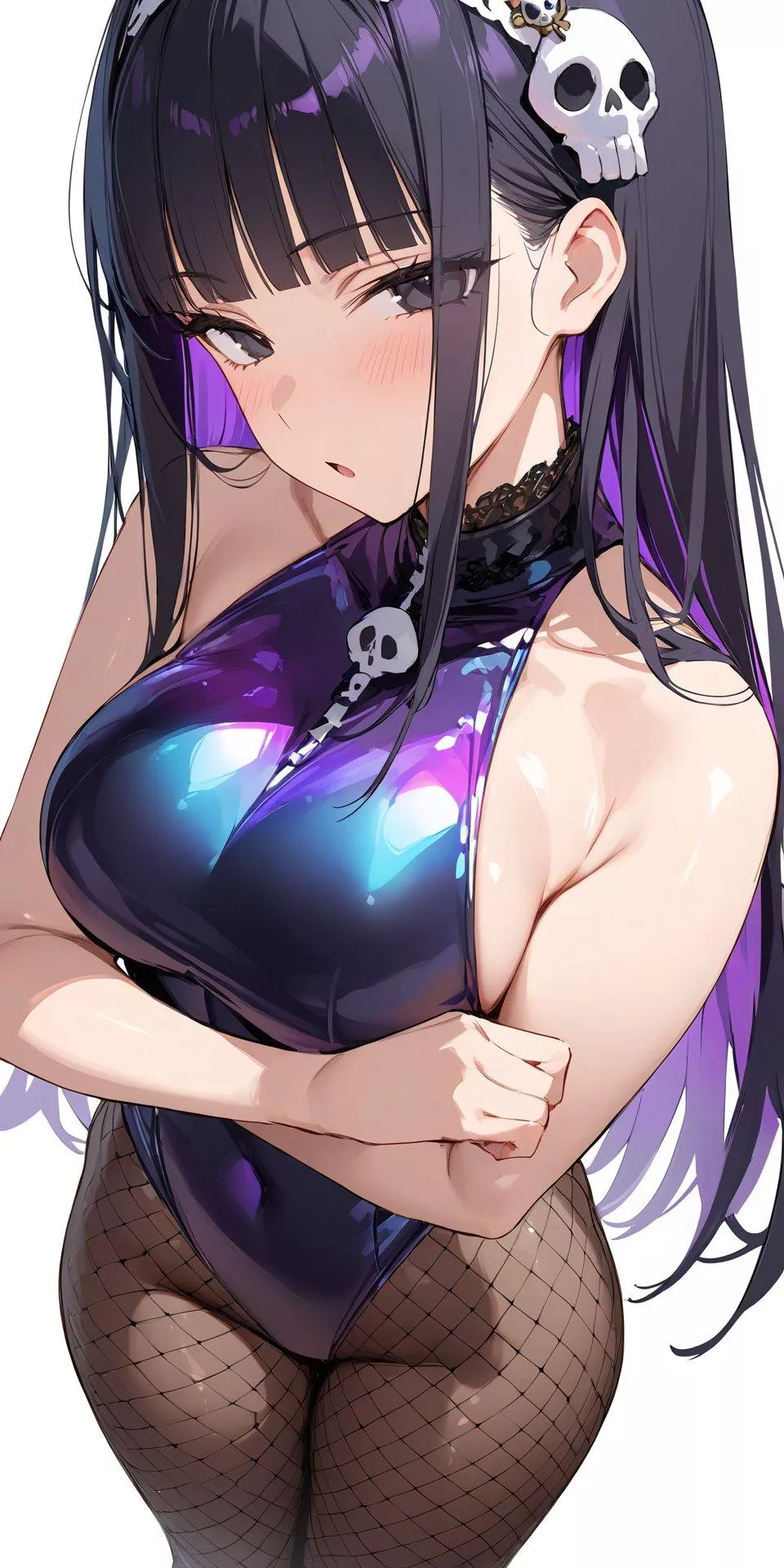 Holographic Goth Bunny  posted by CheetahSperm18