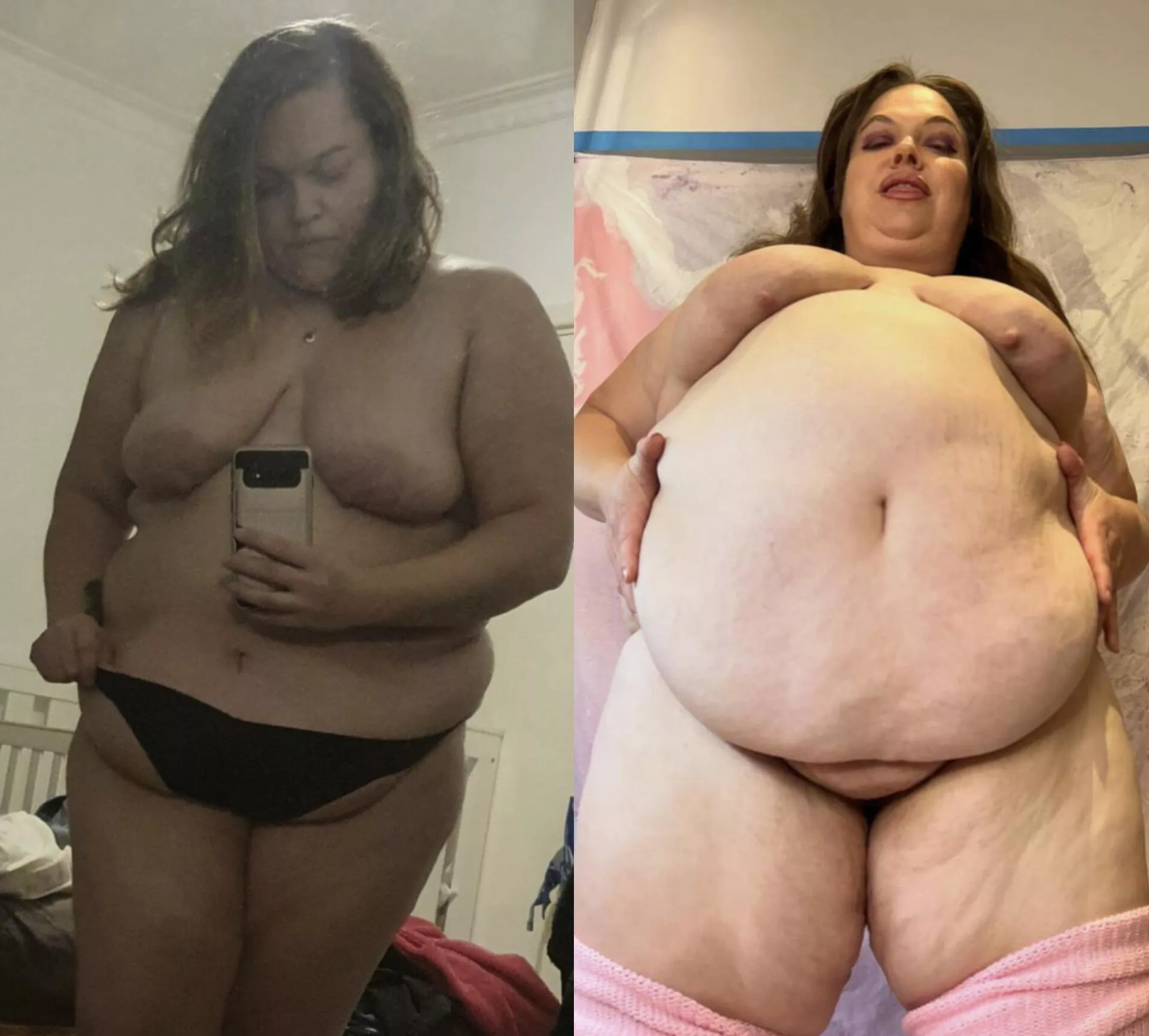 I keep getting fatter and I love it  posted by onlyjaynefan