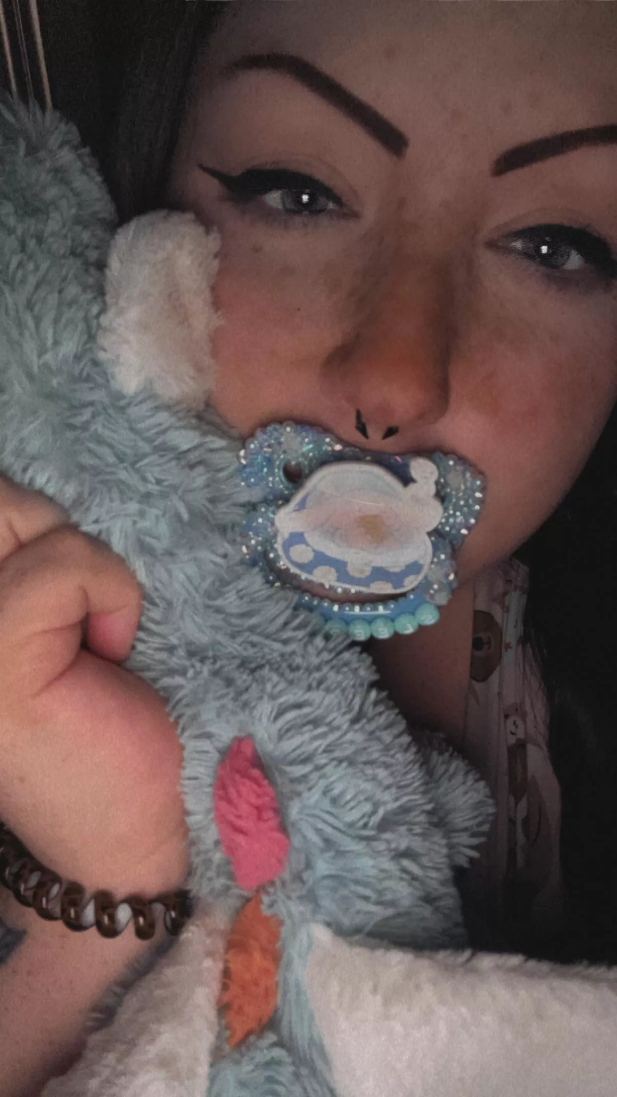 Just about ready for bedtime 😴🩷 posted by borderlinebarbie_