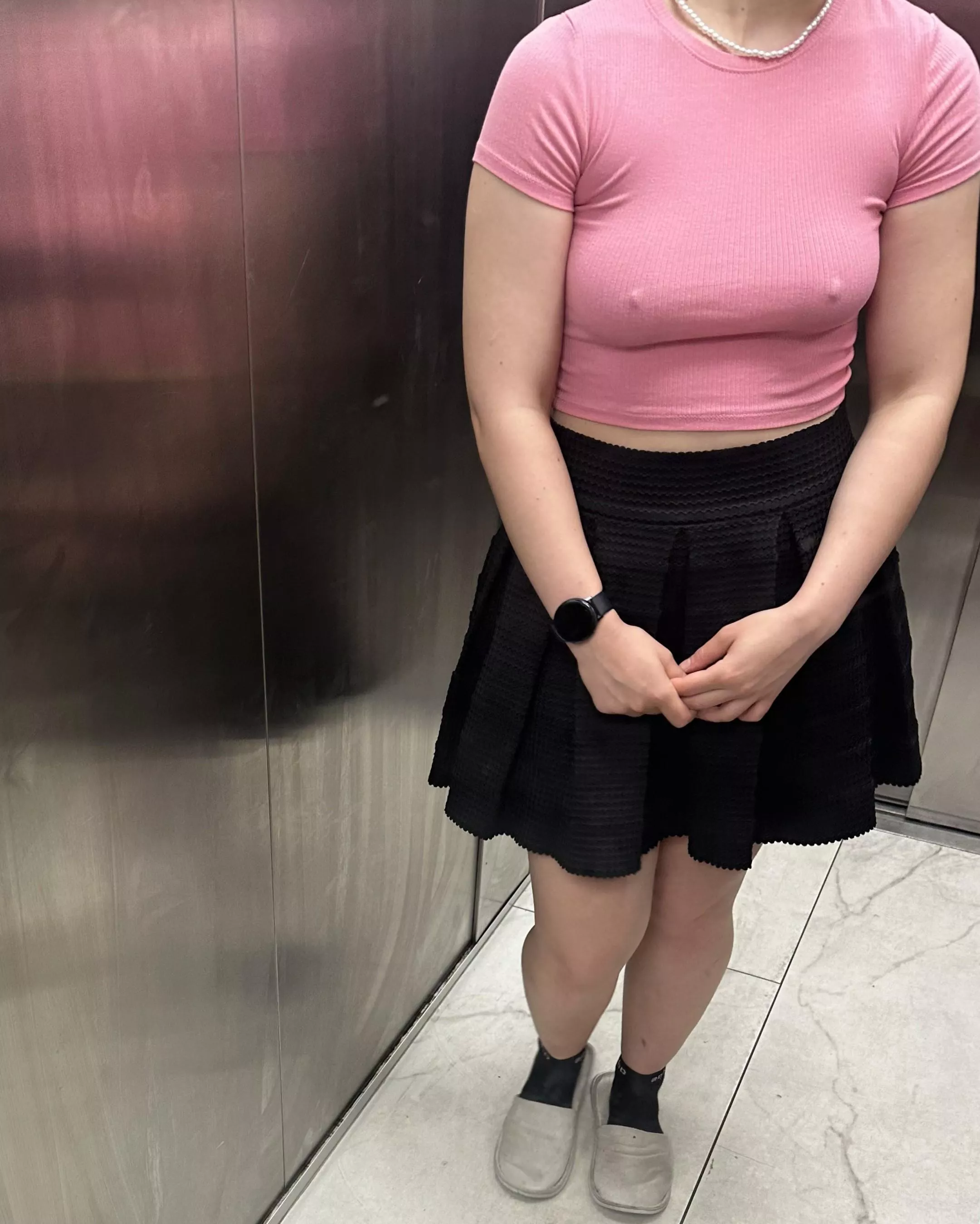 shy pokies in elevator posted by lovelydancer-