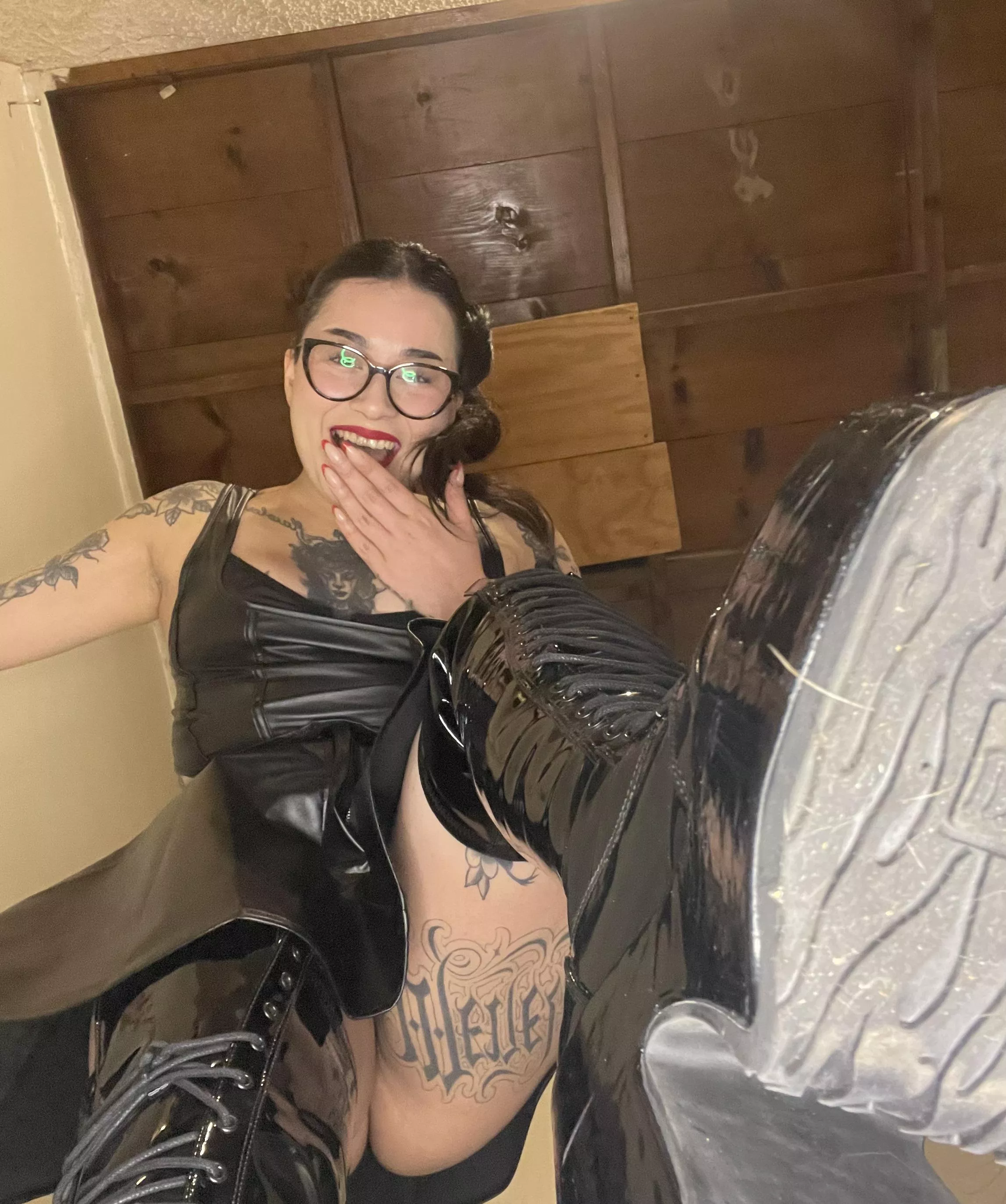 What are you doing down there?  posted by premierevixen